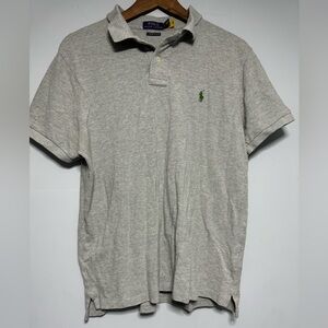Polo Ralph Lauren Men’s Gray Slim Fit Polo Sz. L